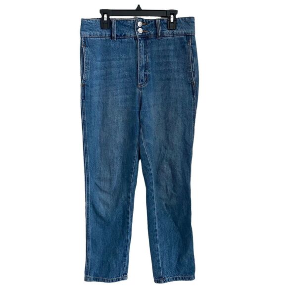 BDG 26 Jeans High Rise Medium Blue Denim Urban Outfitters Cropped - Picture 1 of 7